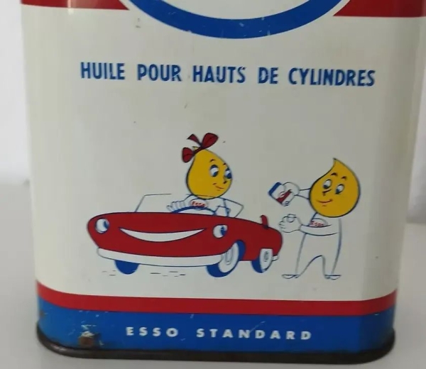 Esso Motoroel Standard "Upper Motor Lubricant" 1960 Einliter Blechdose (0133)